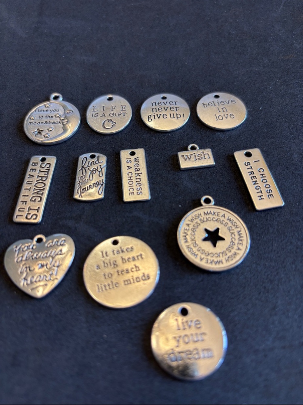 Silver Pendants/Charms Choose Your Favorite